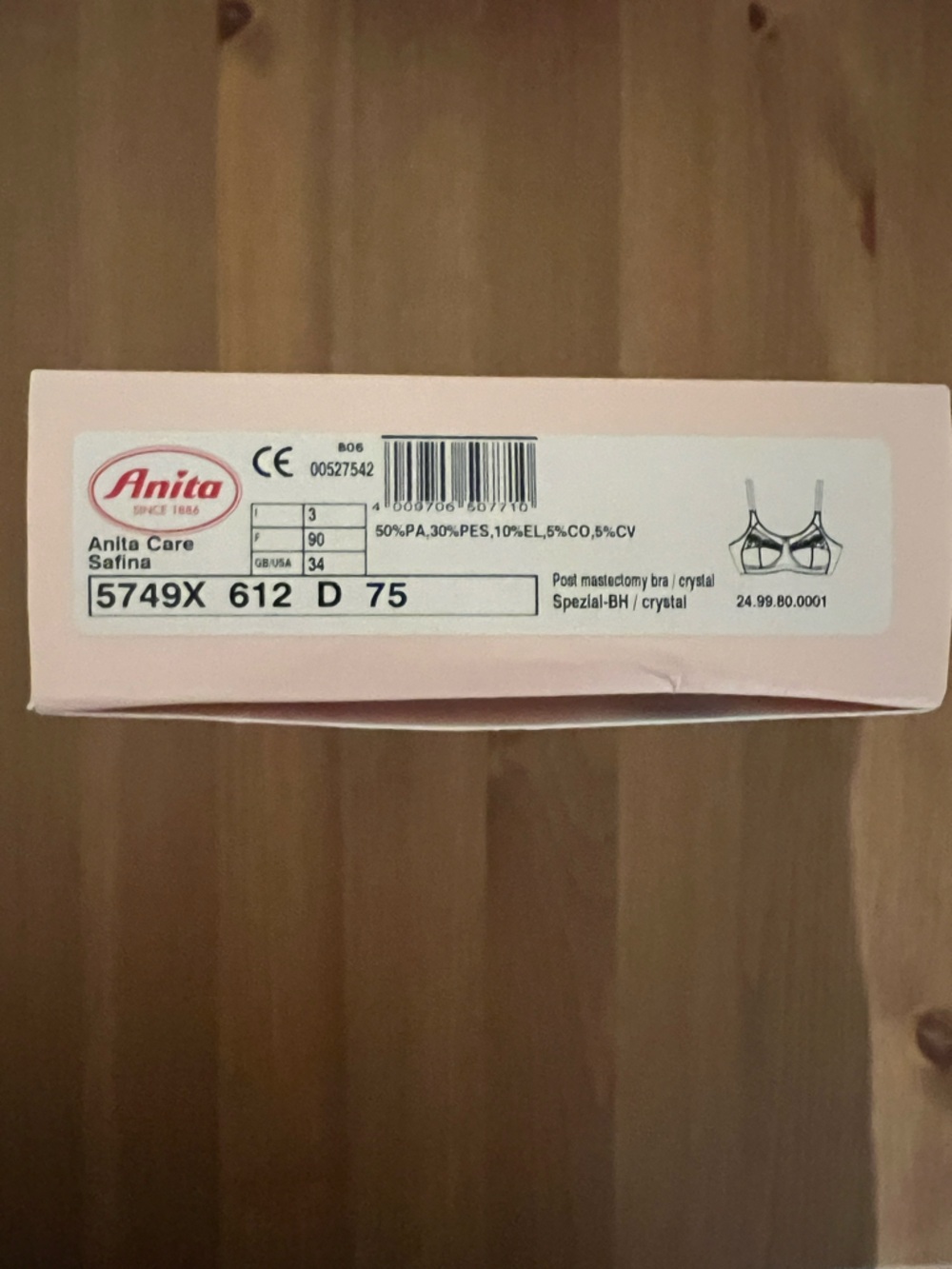 Anita Mastectomy Bra